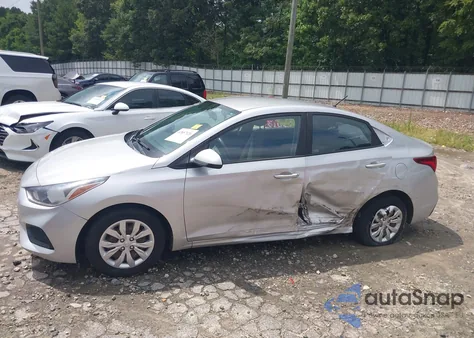 2018 Hyundai Accent Se from USA, damaged, VIN 3KPC24A37JE025624